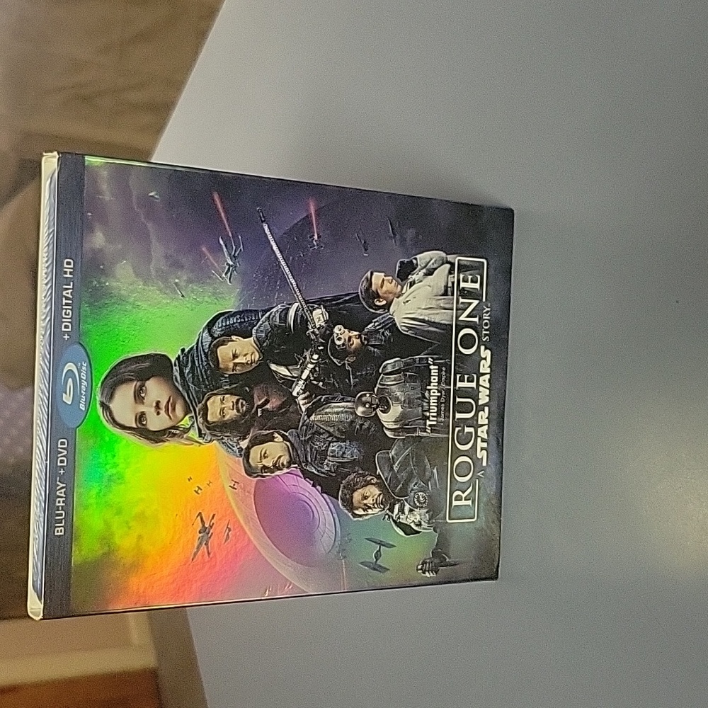 NWT Star Wars The Rogue One Blue - Ray and DVD - Picture 1 of 4